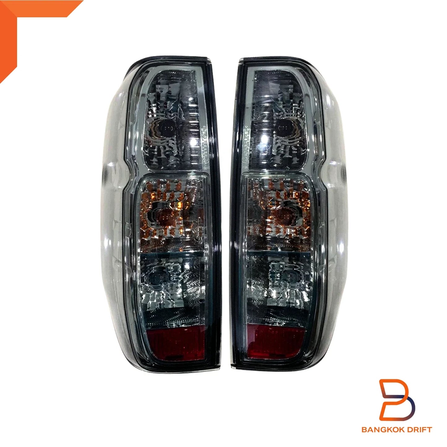 Smoked Tail Lights Pair for Nissan Navara D40 (2006-2014)
