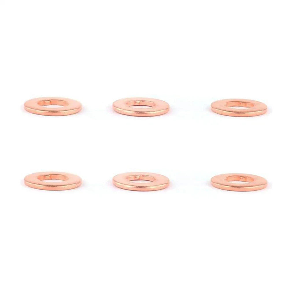 6Pcs Copper Shim Clip Washer Gasket for F00VC17503