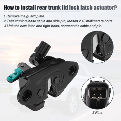 Car Rear Tailgate Liftgate Door Lock Actuator for Dodge Durango (2011-2023)