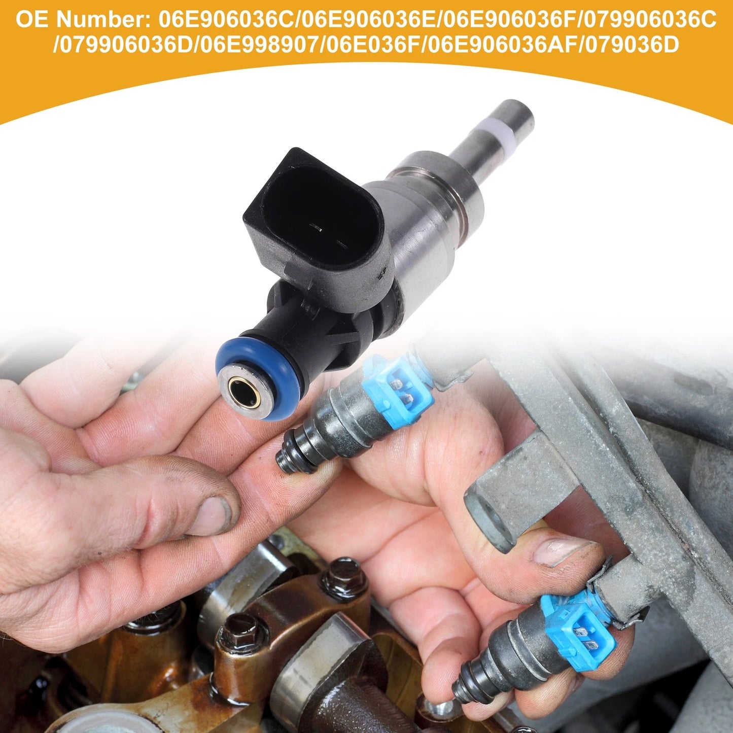 1 Pc No.06E906036C Fuel Injector for Audi A4 Quattro (2005–2009)