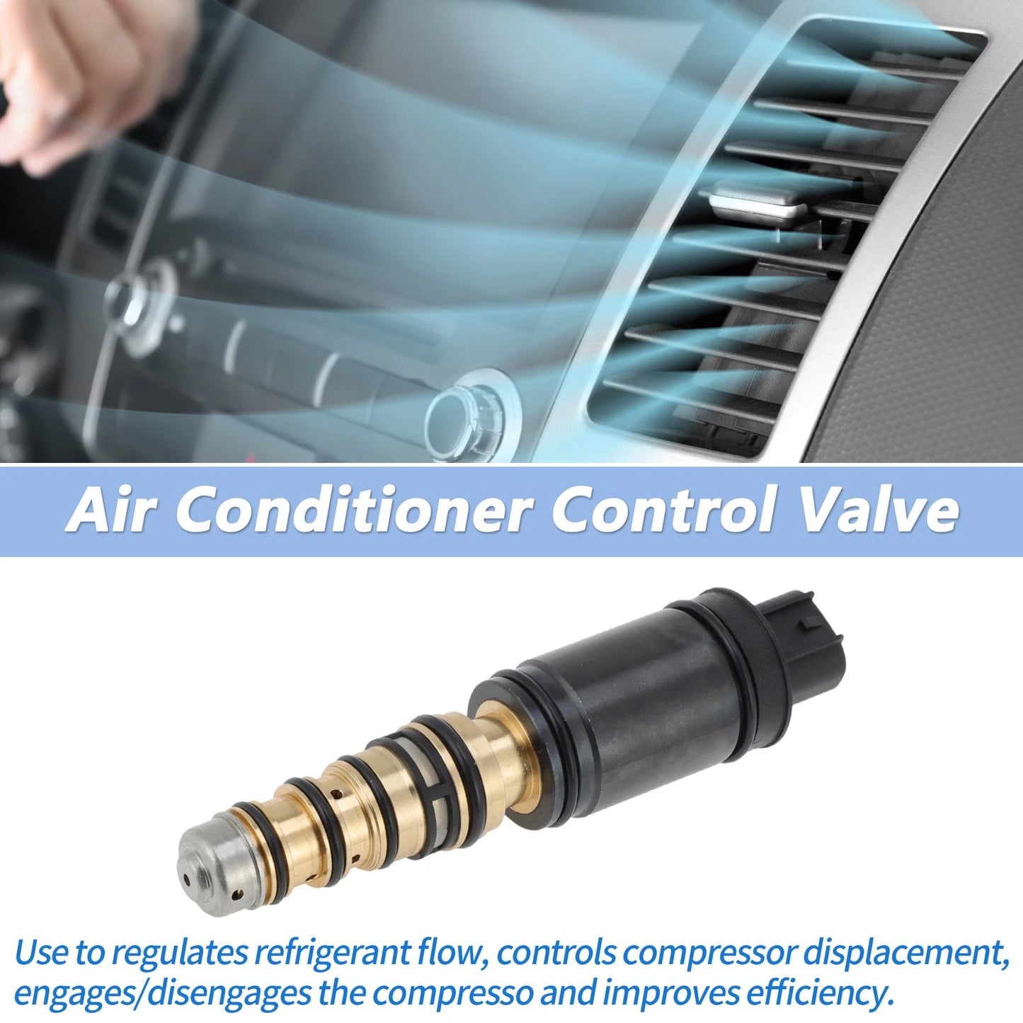 AC Compressor Control Solenoid Valve for Toyota Scion (6SEU16C/6SEU14C)