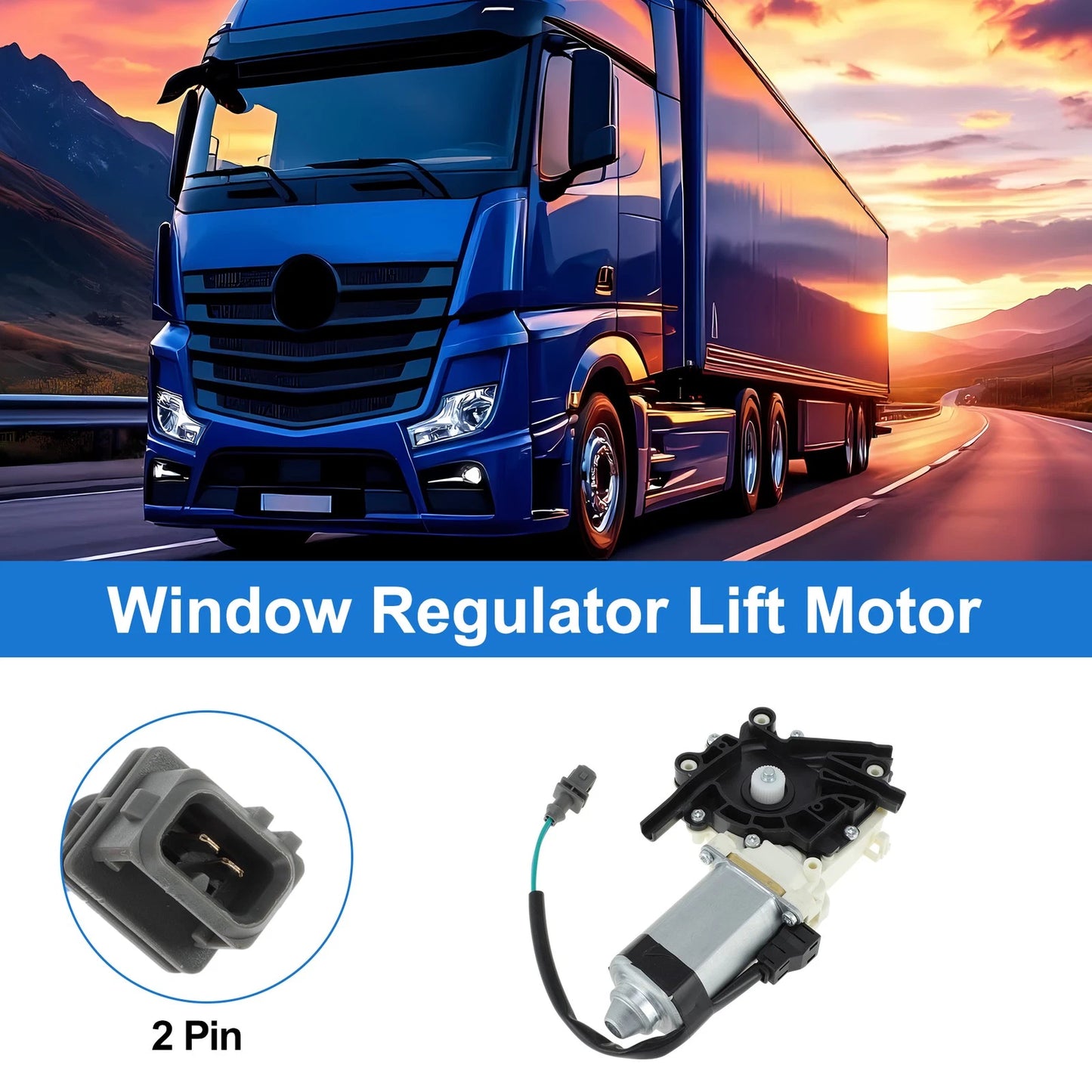Power Window Regulator Lift Motor A9737200446 for Mercedes-Benz Atego Axor