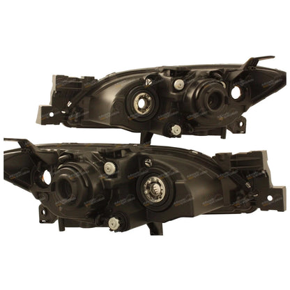 Headlights Pair for Mazda 3 4-Door Sedan Left Right (2003-2009)