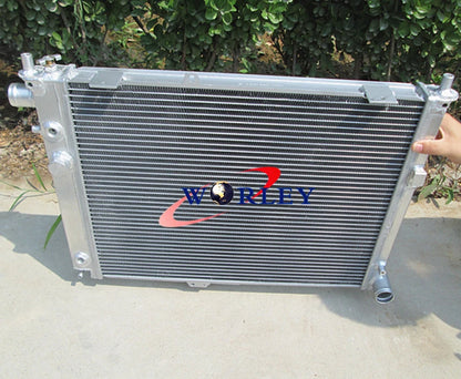Aluminum Radiator with Fan for Saab 9000 2.3 Turbo (1991–1998)