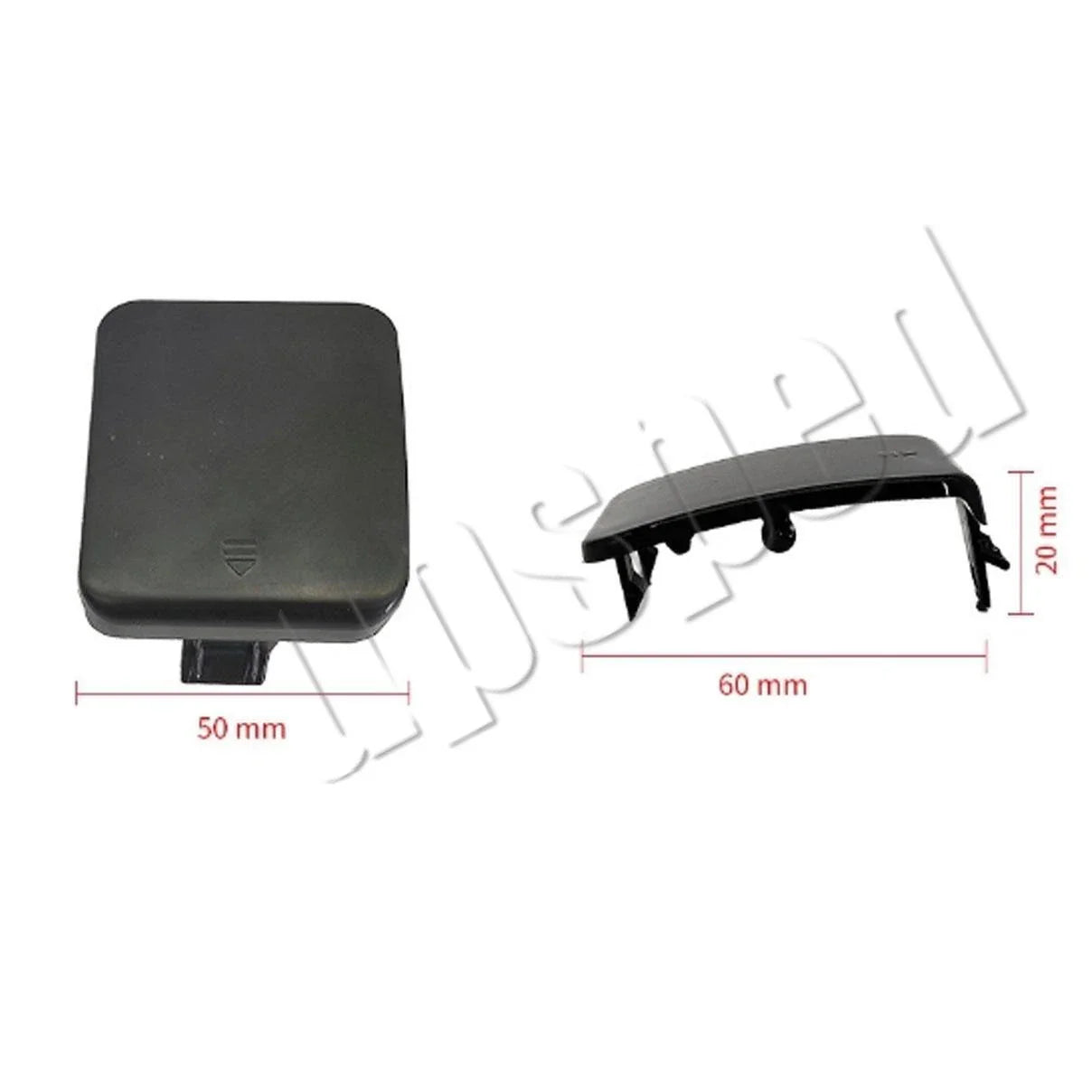 Front Bumper Tow Hook Hole Eye Cover Cap for Mercedes-Benz S-Class (2007–2009)