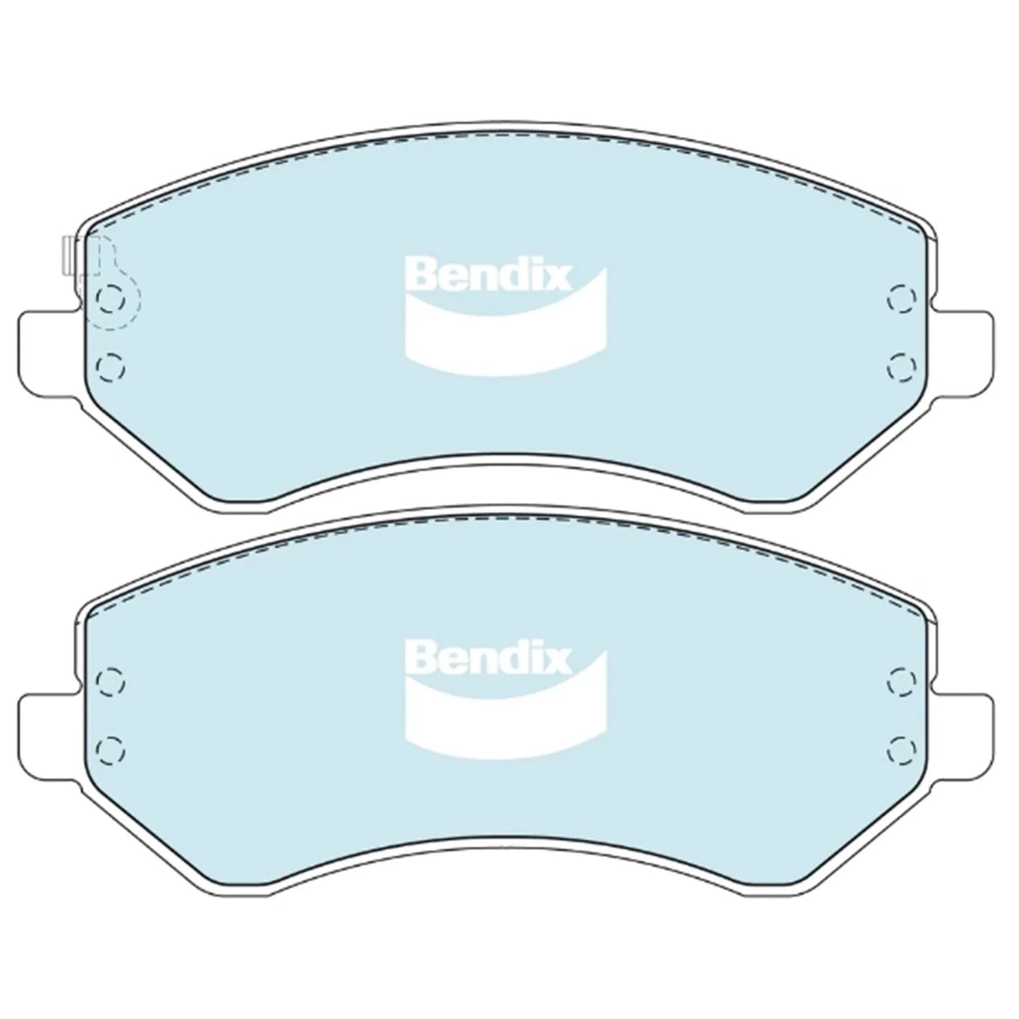 4WD Front Disc Brake Pads Set for Jeep Cherokee KJ (2002-2008)