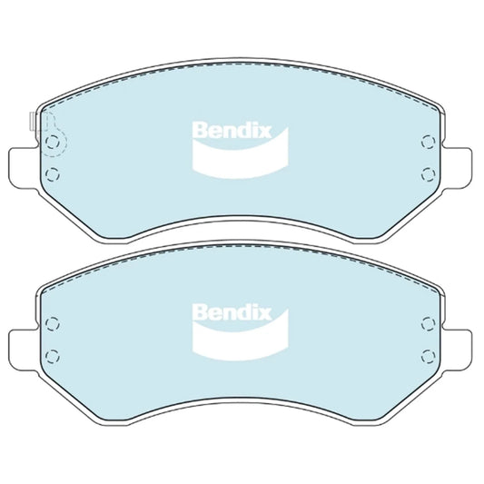 4WD Front Disc Brake Pads Set for Jeep Cherokee KJ (2002-2008)