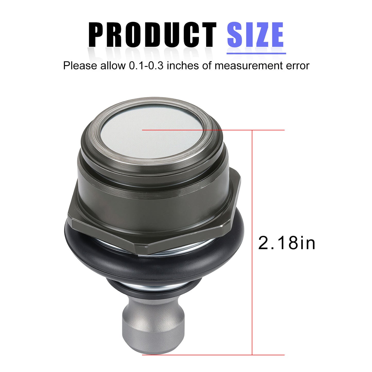 2X Front Lower A Arm Ball Joints for Kawasaki Prairie 300 400 (1999–2006)