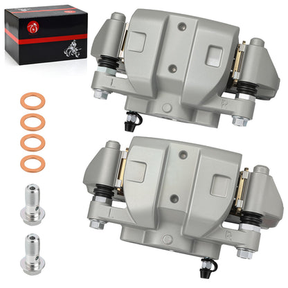 Set of 2 Front Brake Calipers with Pads for Yamaha YXZ1000R (2016–2024)