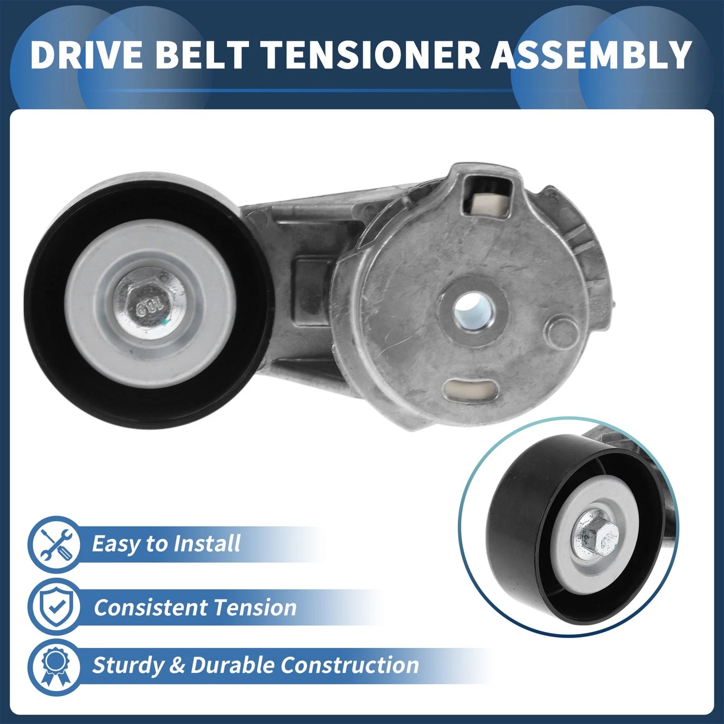 Belt Tensioner for Suzuki I-280 (2006–2009) No. 89034219/12573024 Metal 1 Pc
