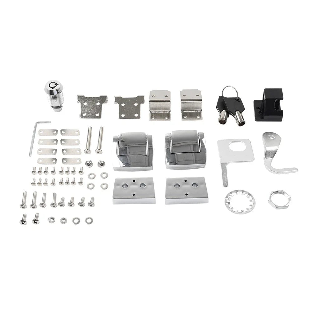 Tour Trunk Latches & Hinges Lock for Harley Touring Electra Glide (1988-2013)