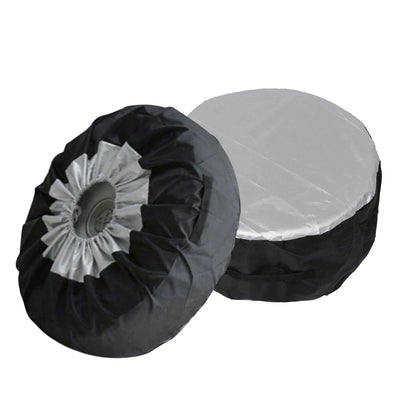 2 x Universal Car Tyre Spare Wheel Covers 65cm x 37cm for All Models