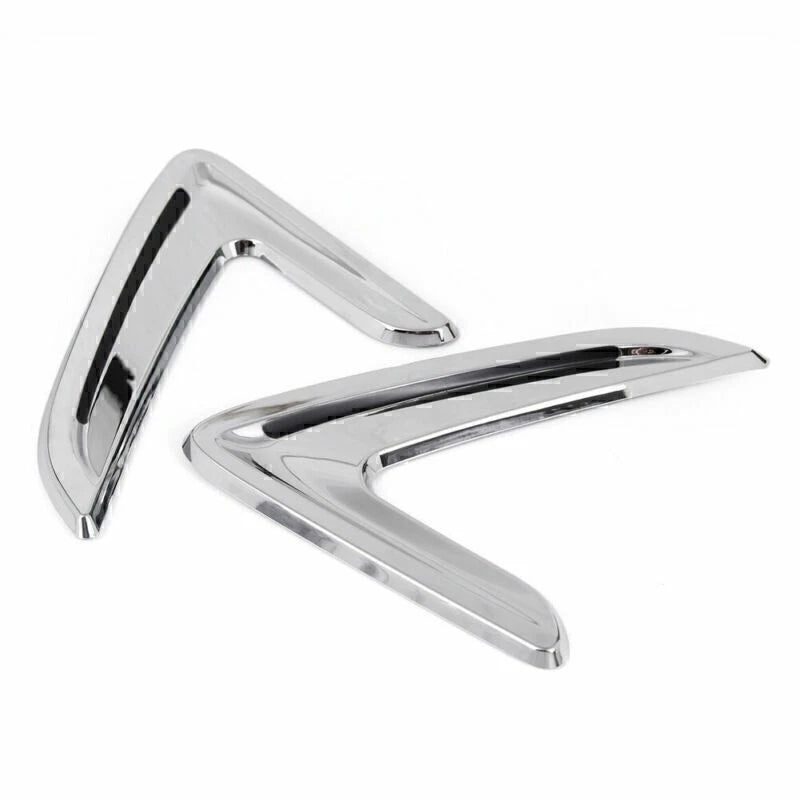 Chrome Side Body Marker Fender Air Wing Vent Trim for BMW 3 Series F30 (2013–2018)
