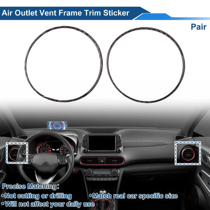 Air Condition Outlet Vent Trim Cover Frame for Hyundai Kona (2018–2023)
