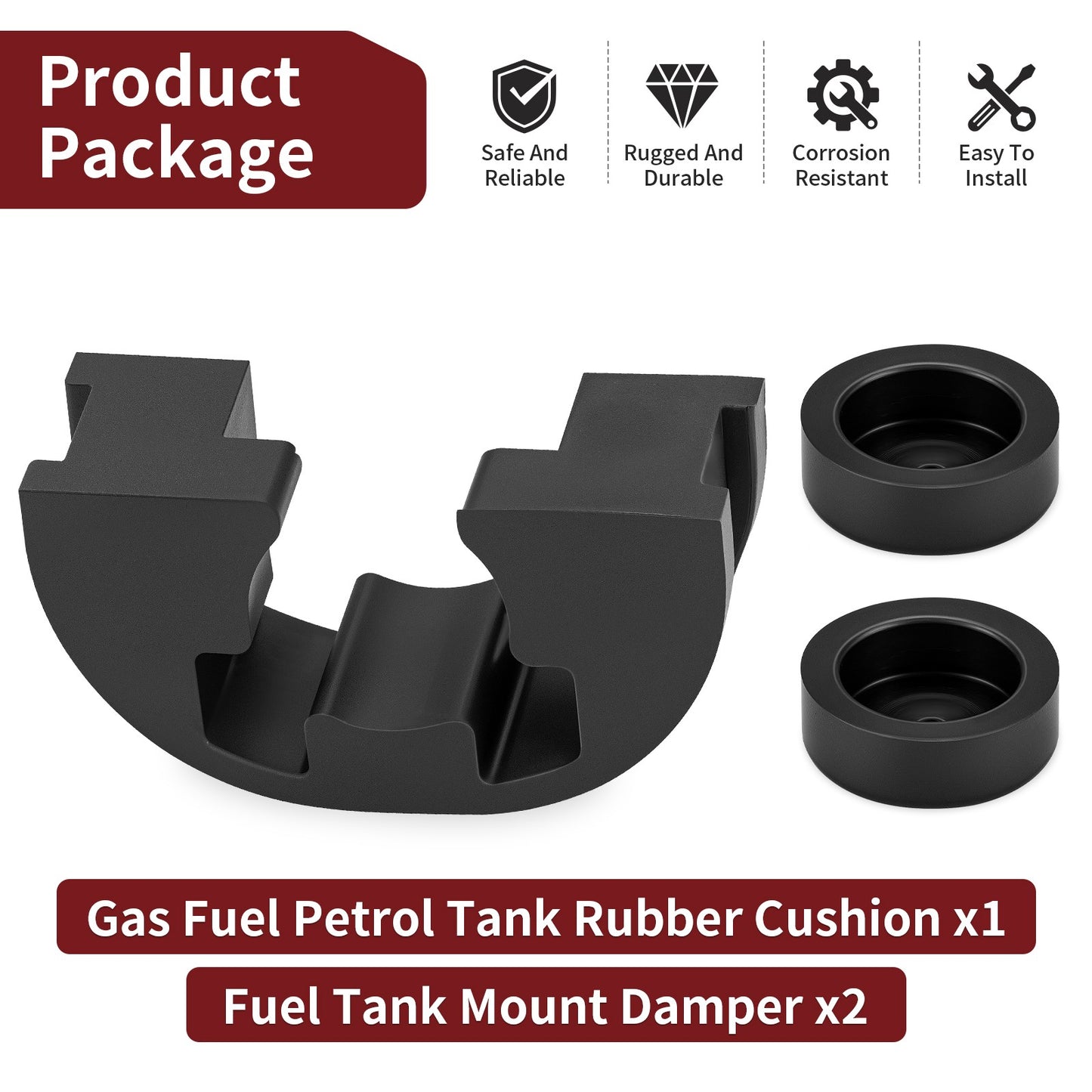 Fuel Tank Cushion & Mount Damper for Yamaha GT1 GTMX GT80 YZ80 RD60 (1970–1980)