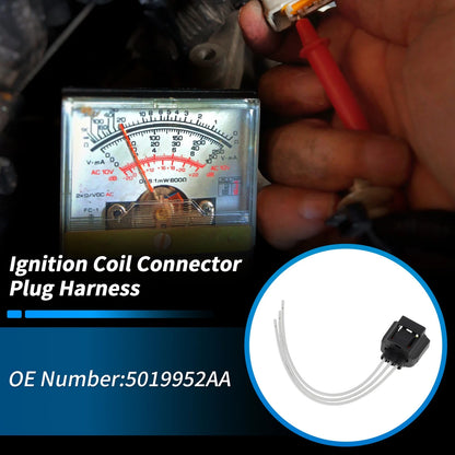 8X Ignition Coil Connector Plug Harness for RAM JEEP (No. 5019952AA)