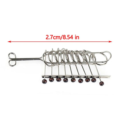 9 Linked Rings Puzzle for Traditional Chinese Metal Puzzle Toys