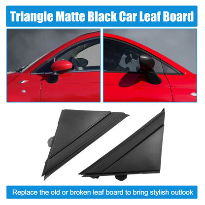 Car Door Mirror Flag Cover for 2012-2019 Fiat 500 (Left & Right)