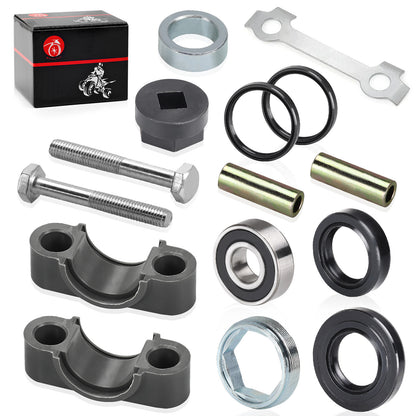 Steering Stem Bushing Seal & Holder Nut for Yamaha Kodiak 400 450 (1993–2006)