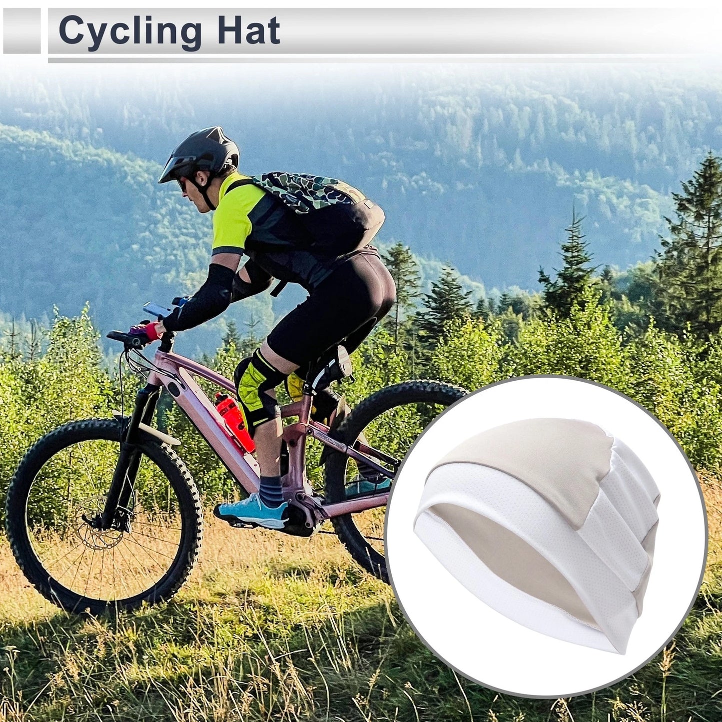 Cycling Hat Sweat Wicking for Universal Fit (2010–2023)