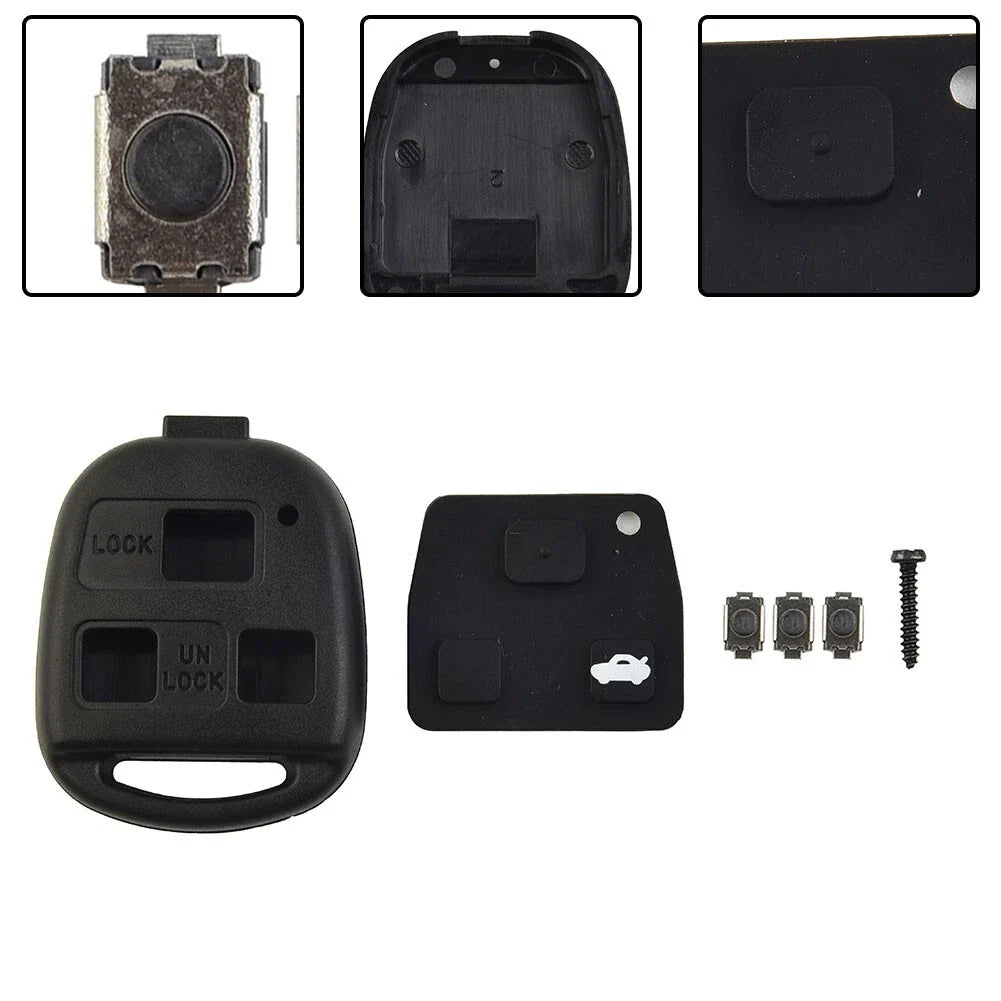 Key Shell Case Replacement for Toyota Land Cruiser FJ Cruiser Car Key