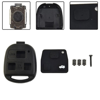Key Shell Case Replacement for Toyota Land Cruiser FJ Cruiser Car Key