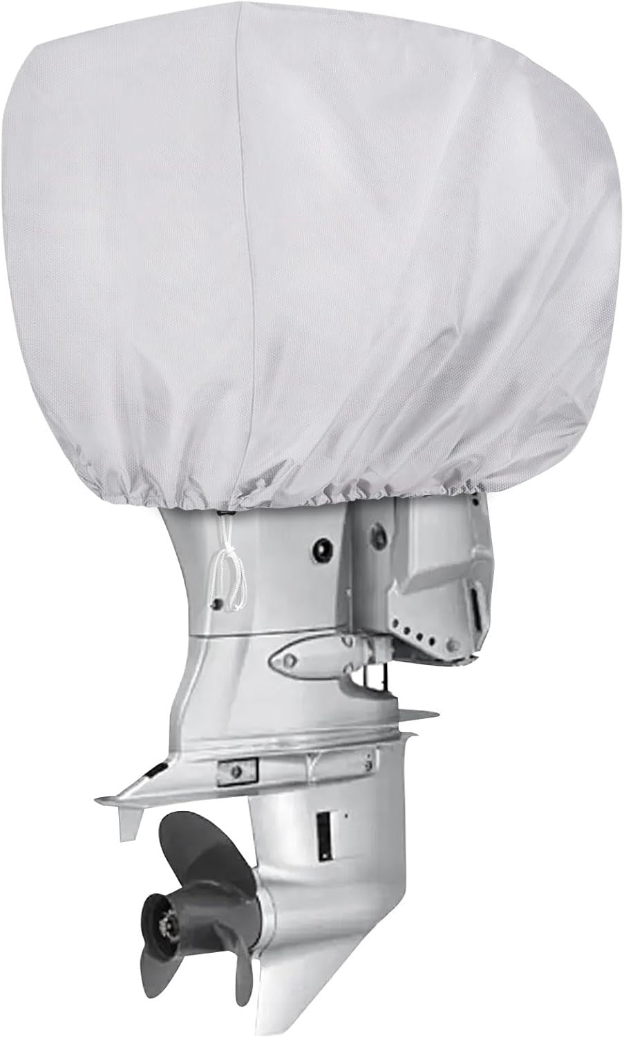 Outboard Motor Engine Cover for Boat (Universal, Silver)