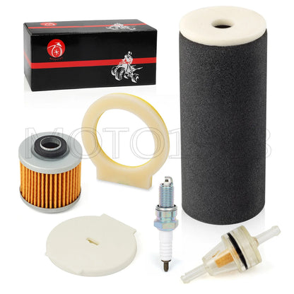 Air Filter & Cage Guide & END CAP Kit for Yamaha Grizzly 660 YFM660 (1998–2001)