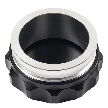 2.5" Black Aluminum Alloy Weld-On Filler Neck & Cap for Tank Cover