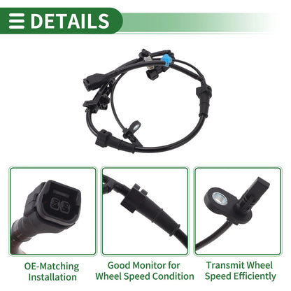 ABS Wheel Speed Sensor No. 57455TVAA51 for Honda Accord (2018–2022)