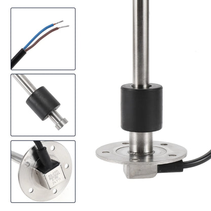 Fuel Sending Unit and Gauge Kit 0-190 Ohm 375mm for Boat Car