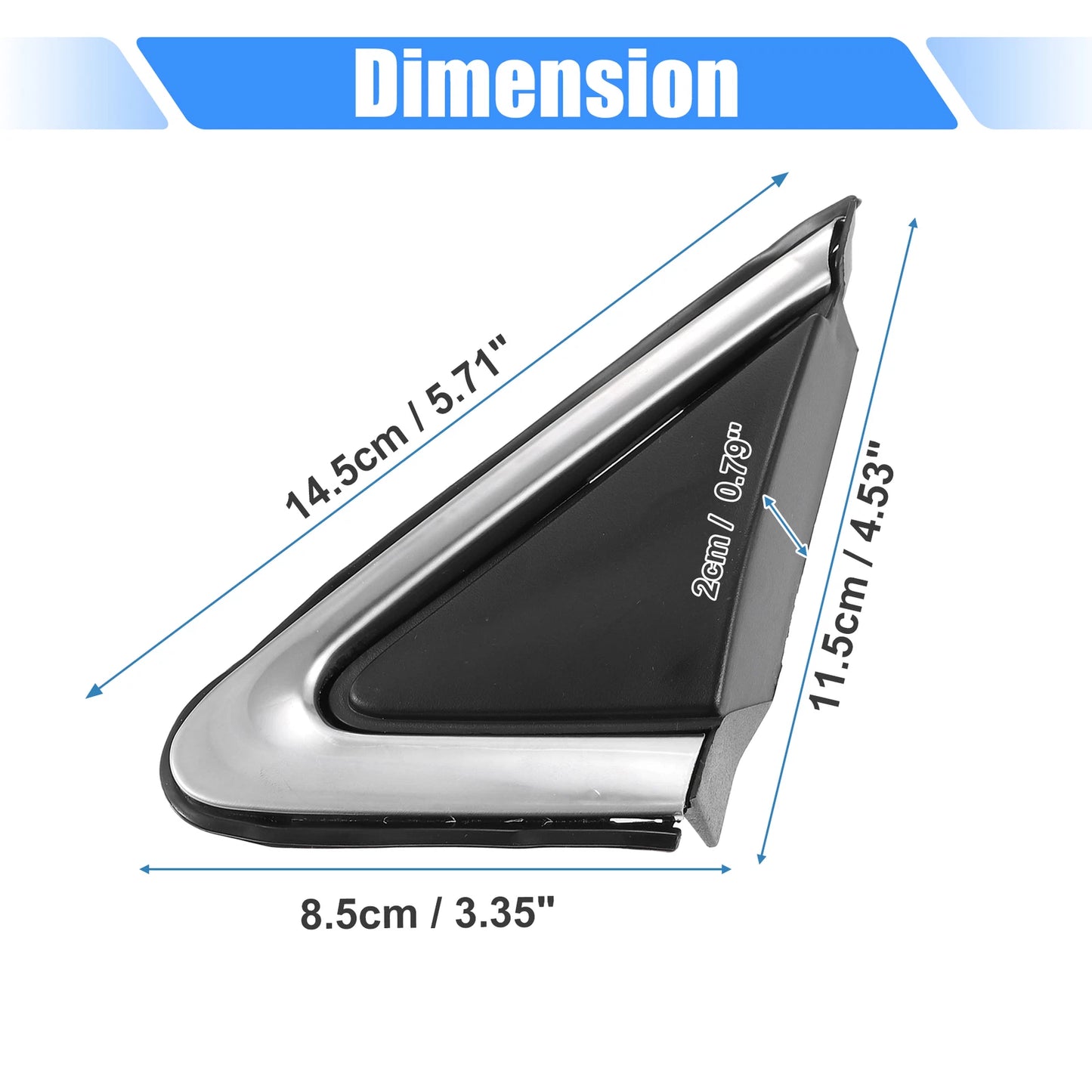 Pair of Fender Covers for Nissan Sentra (2013–2019)