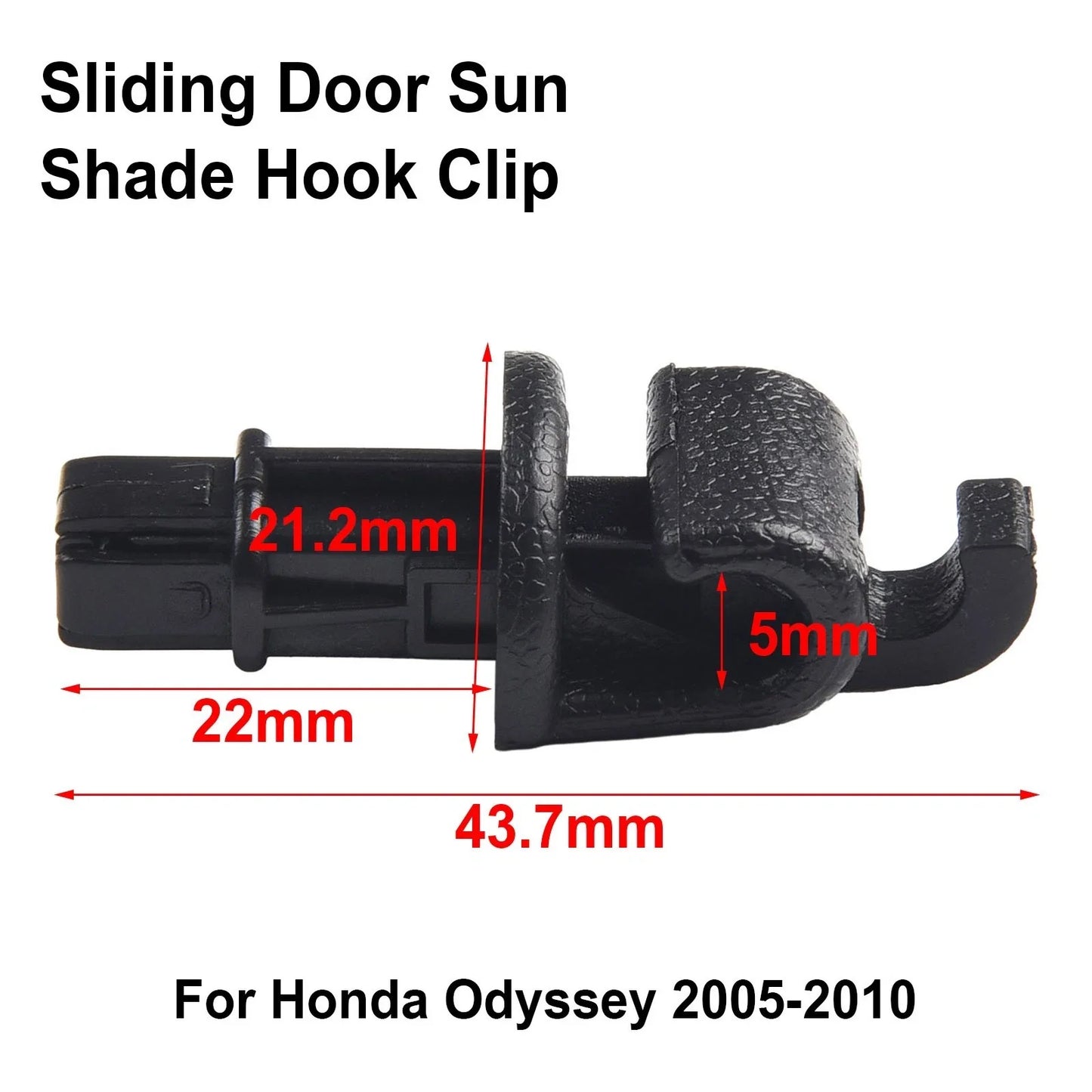 Sun Shade Hook Clip 4 Piece for Odyssey (2005–2010)