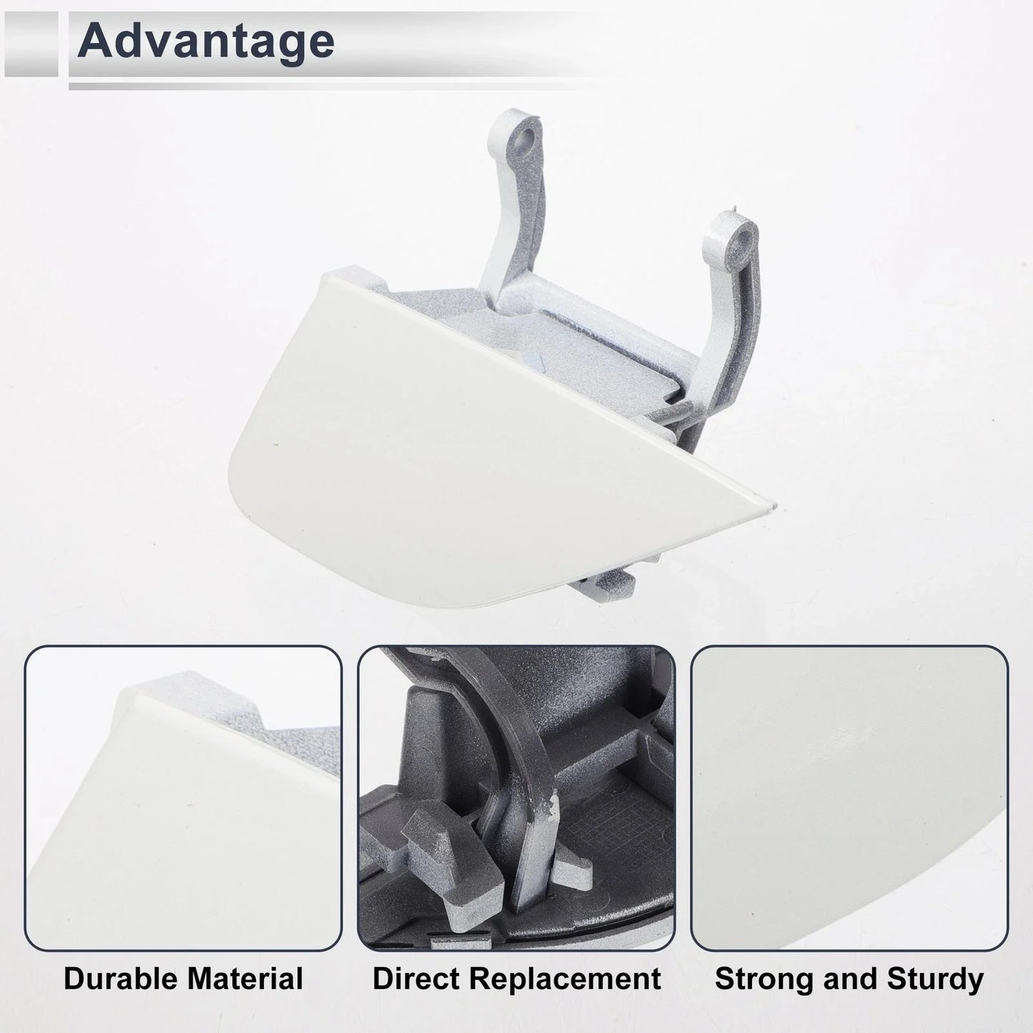 Front Left Bumper Headlight Washer Nozzle Cover Cap for BMW 750i