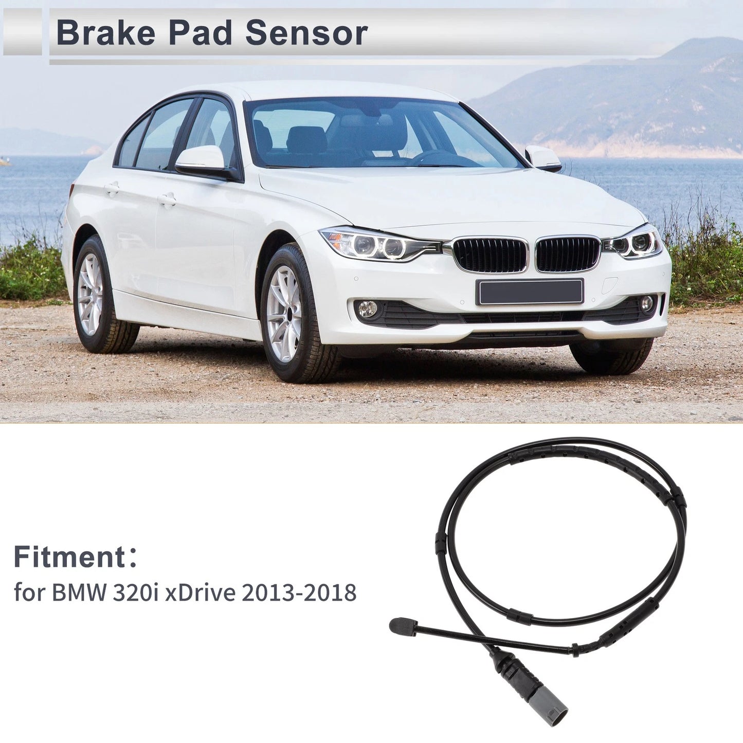 Brake Pad Wear Sensor No. 34352284656 for BMW 320i xDrive (2013–2018)