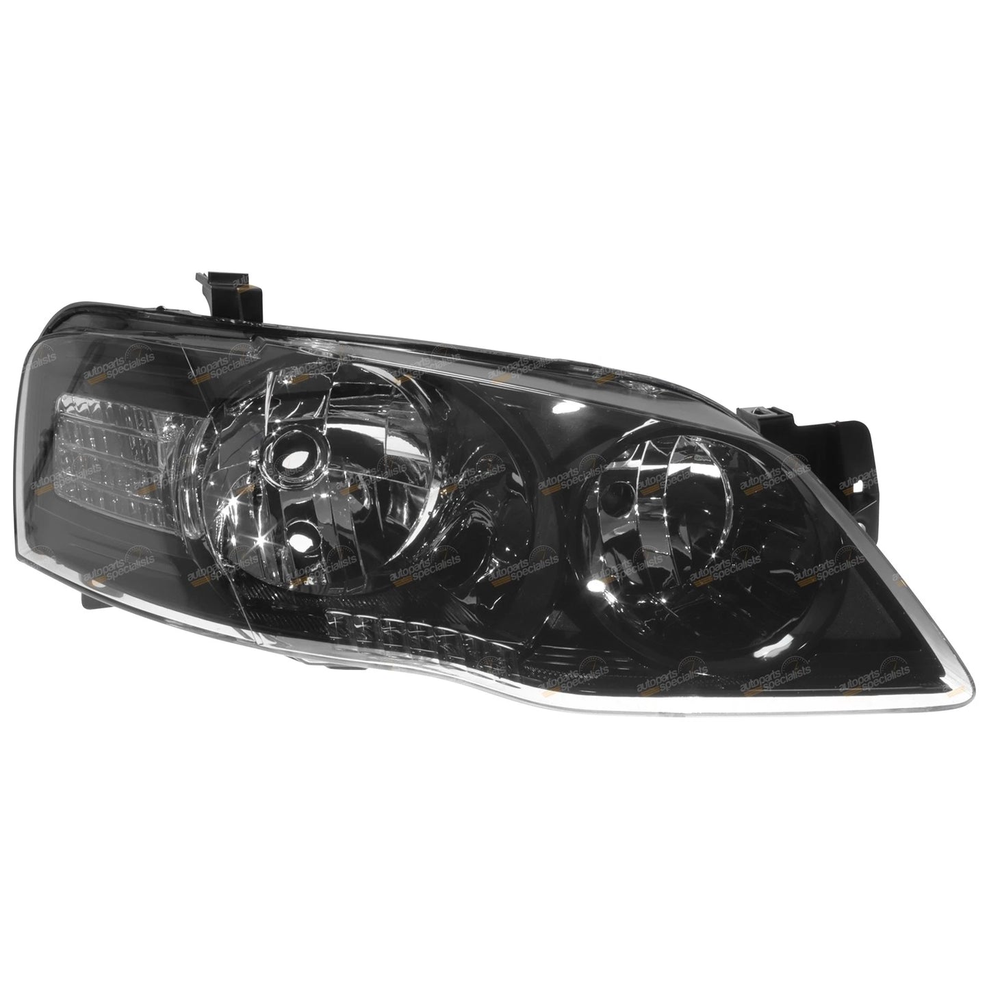 RH Black Headlight for Ford Fairmont Falcon (2005–2011)