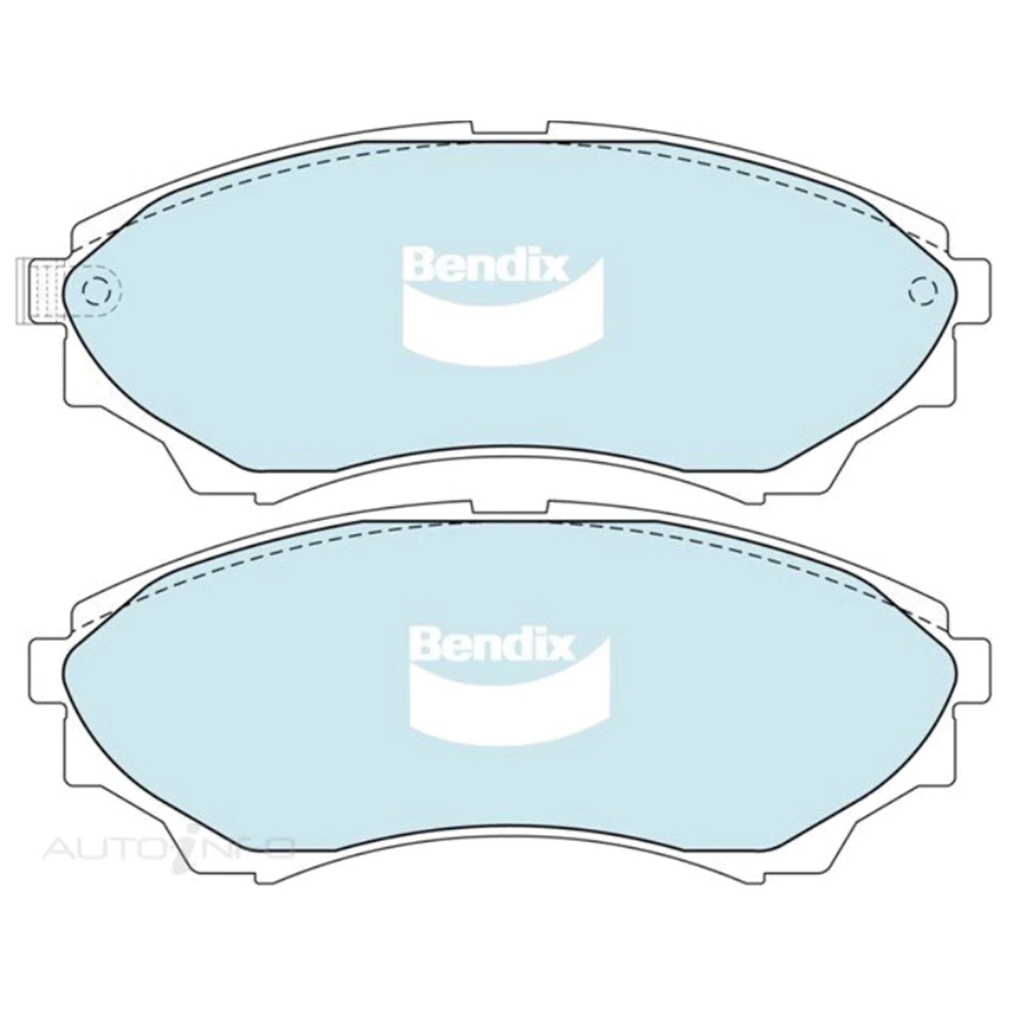 4WD Front Disc Brake Pad Set for Mazda BT-50 B2500 B3000 (2006-2011)
