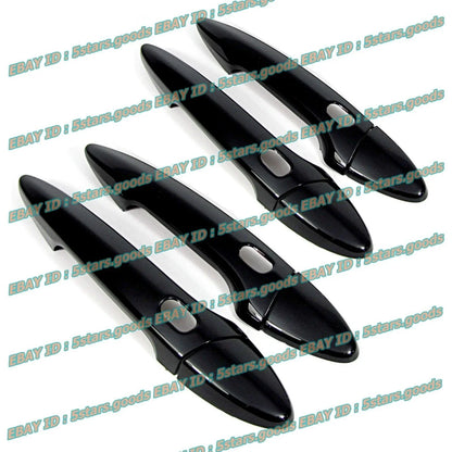Glossy Pure Black Side Door Handle Cover Trim for Lexus LS (2006–2017)
