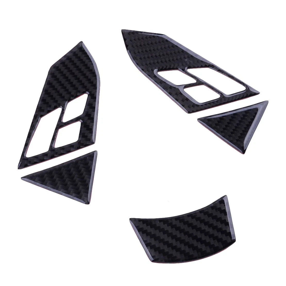 Carbon Fiber Steering Wheel Button Cover for BMW 5 Series E60 E61 (2005-2010)
