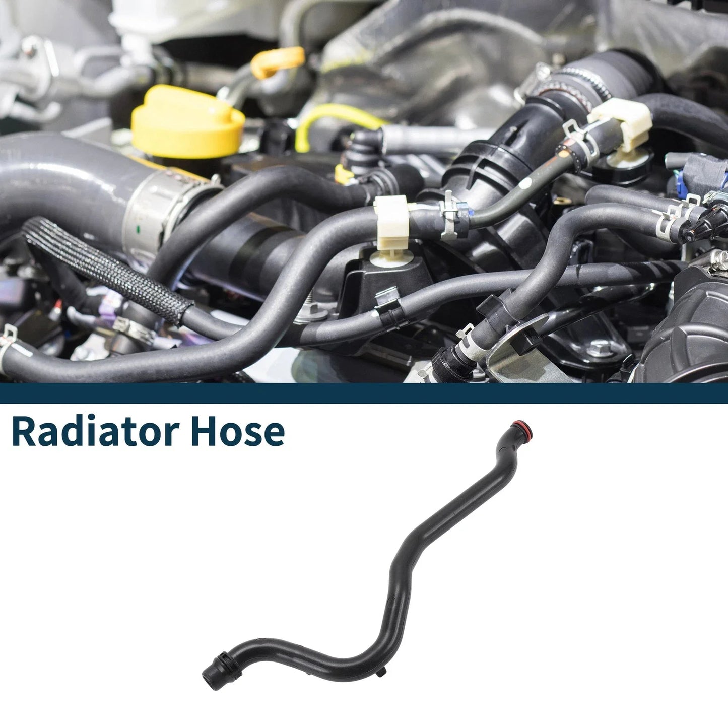 Radiator Hose for Porsche Cayenne 2011-2018 Plastic Coolant Pipe