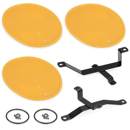 Yellow Number Plate Kit for Honda Z50R (1979–1987)