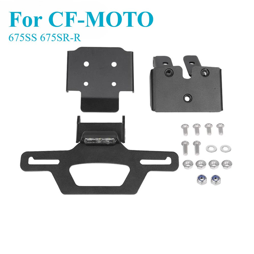 Adjustable Foldable Tail Tidy License Plate Holder for CF-Moto 675SS (2019–2021)