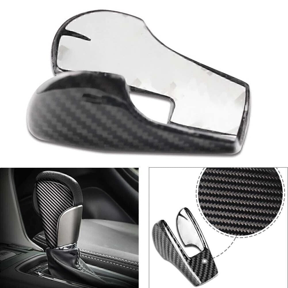 Carbon Fiber Gear Shift Knob Cover Trim for Subaru Forester (2013–2018)