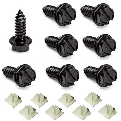License Plate Screws & Tag Mounting Hardware Clips for Car Truck