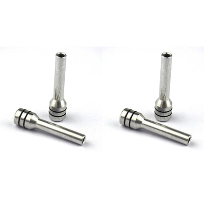 4 x Chrome Aluminum Inner Door Lock Push Knob Pins for Hot Rod Rat Truck