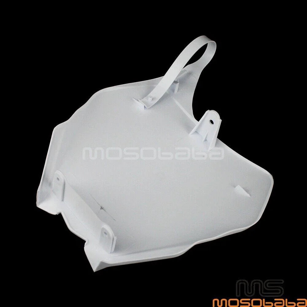 White Front Number Plate for Yamaha YZ 125 250 250F 450F WR250F WR450F