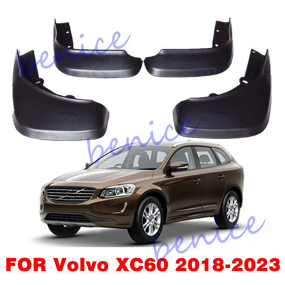 4x Front & Rear Splash Guards Mud Flaps for Volvo XC60 (2018–2023)