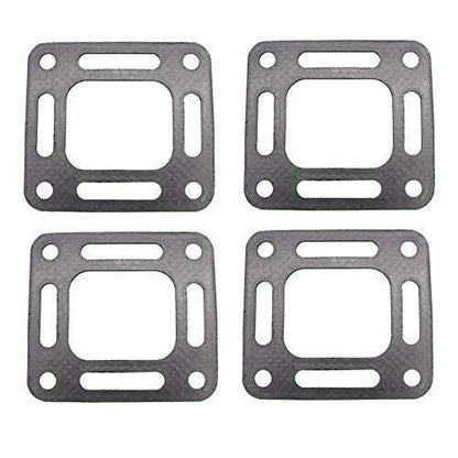 Set of 4 Manifold Riser Elbow Gaskets for Mercruiser Engines