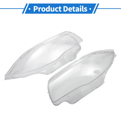 1 Pair Headlight Lens Covers for BMW 120i (2005-2011)