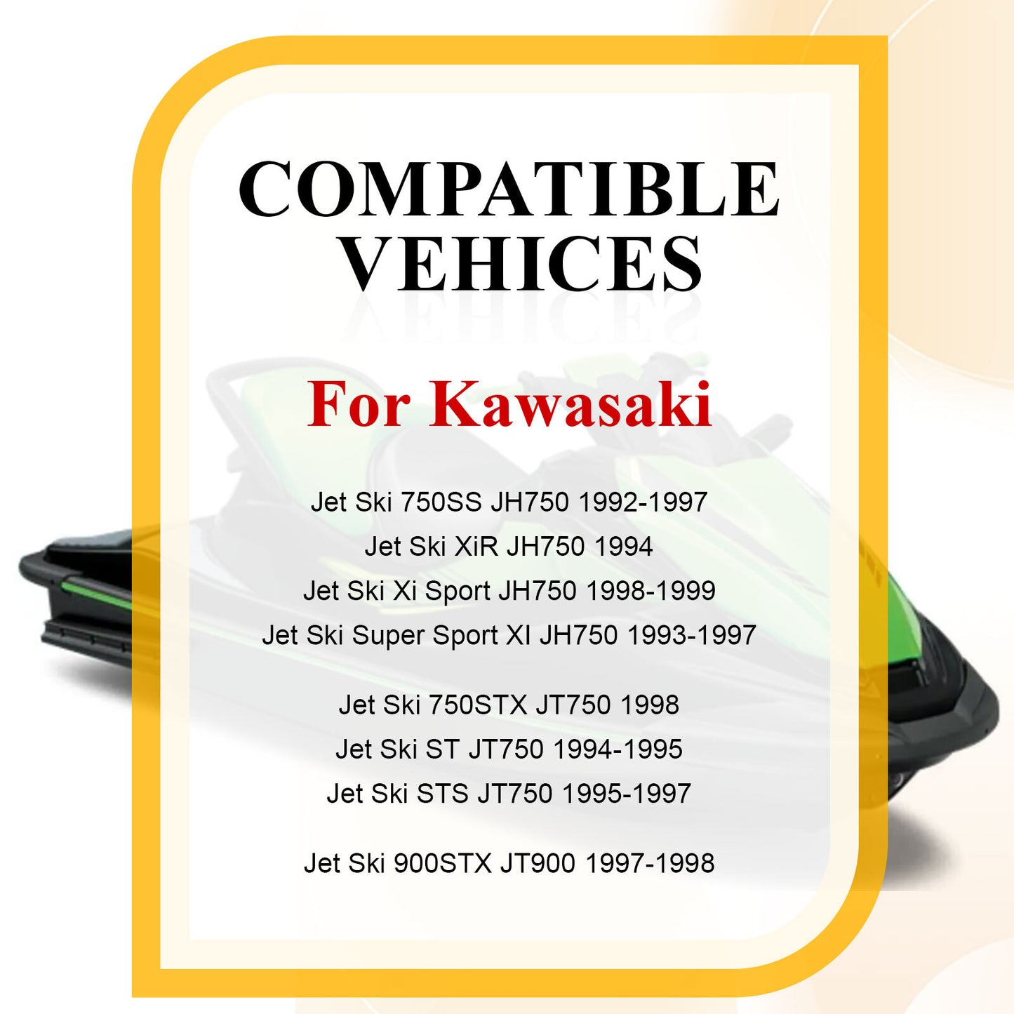 Fuel Filter for Kawasaki Jet Ski JH750 JT750 JT900 (1992–1999)